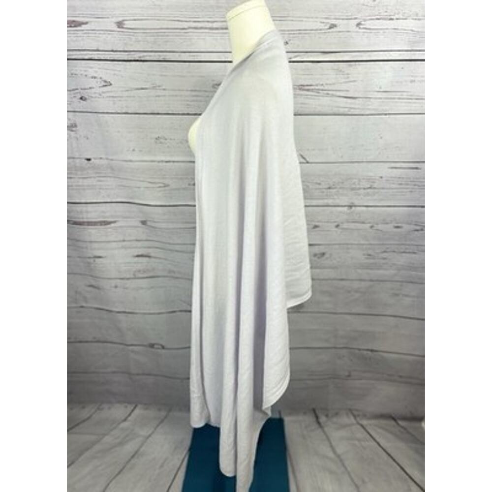 RYYOYY 100% Cashmere Wrap Scarf Shawl Extra Large Light Gray NWT - Picture 3 of 6